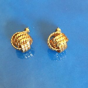 Gold plated Knot Earrings
